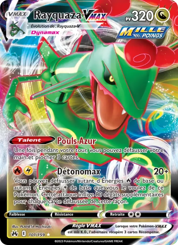 Carte Rayquaza VMAX