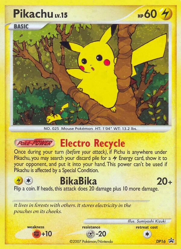 Carte Pikachu