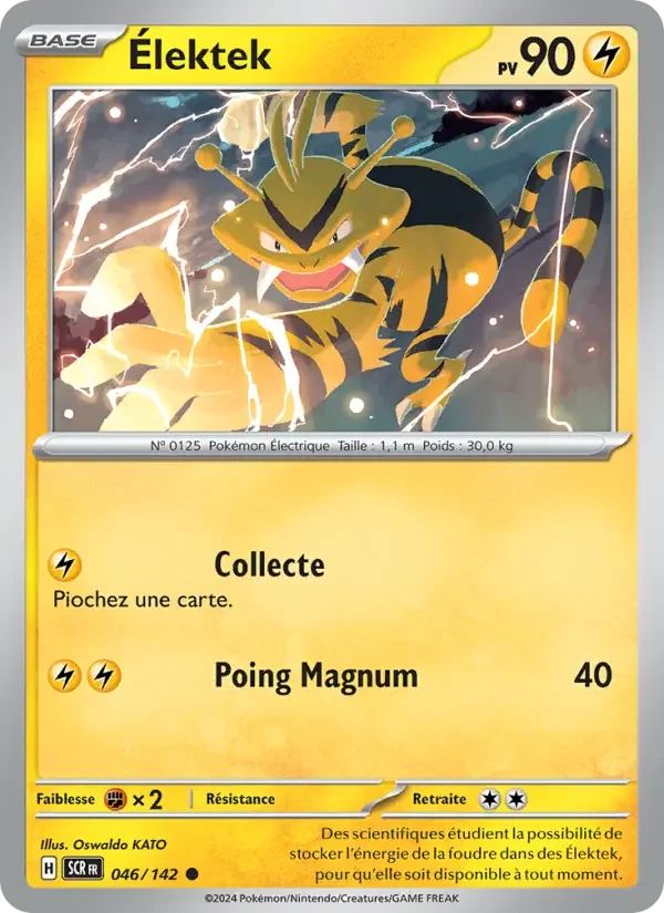 Carte Pokémon Élektek — Couronne Stellaire