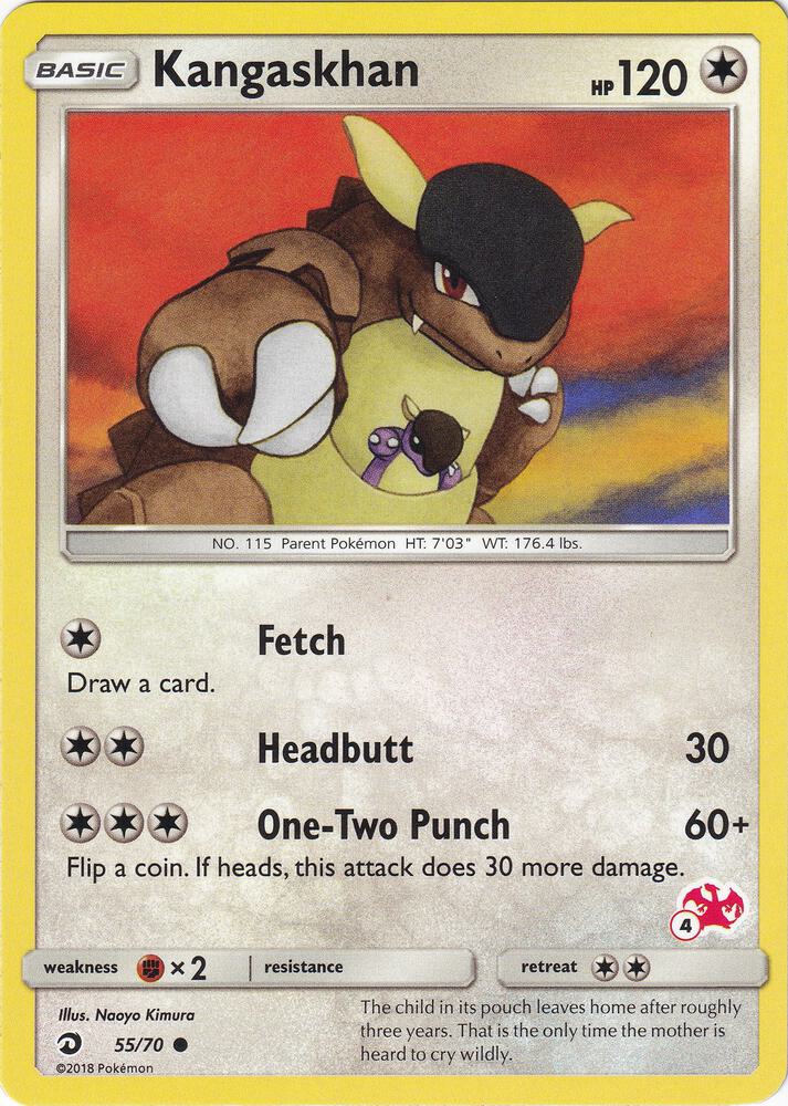Carte Pokémon Kangourex — Majesté des Dragons
