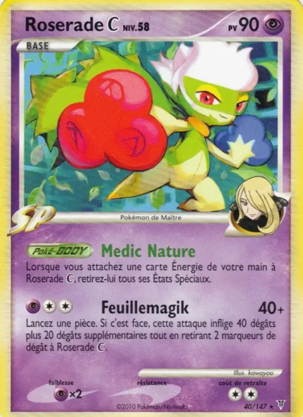 Carte Pokémon Roserade — Vainqueurs Suprêmes