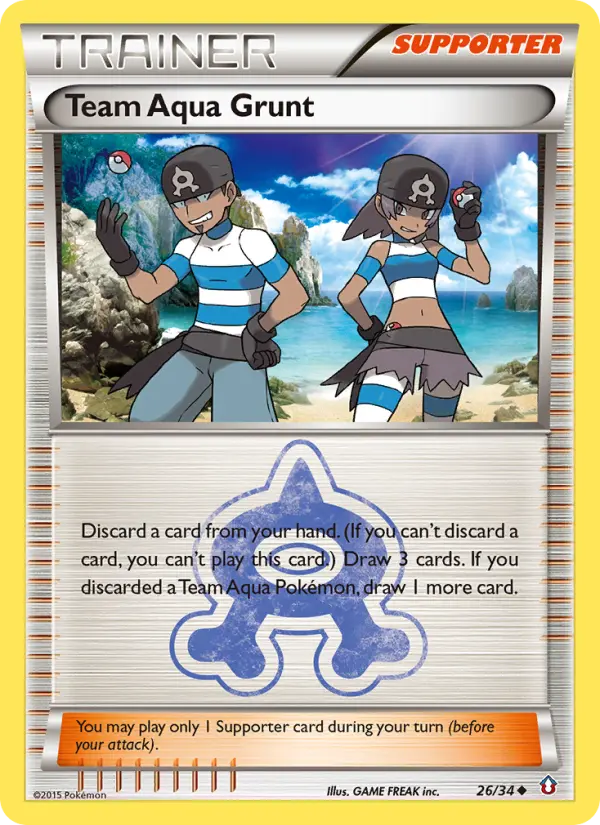 Carte Pokémon Team Aqua Grunt — Promos X&Y