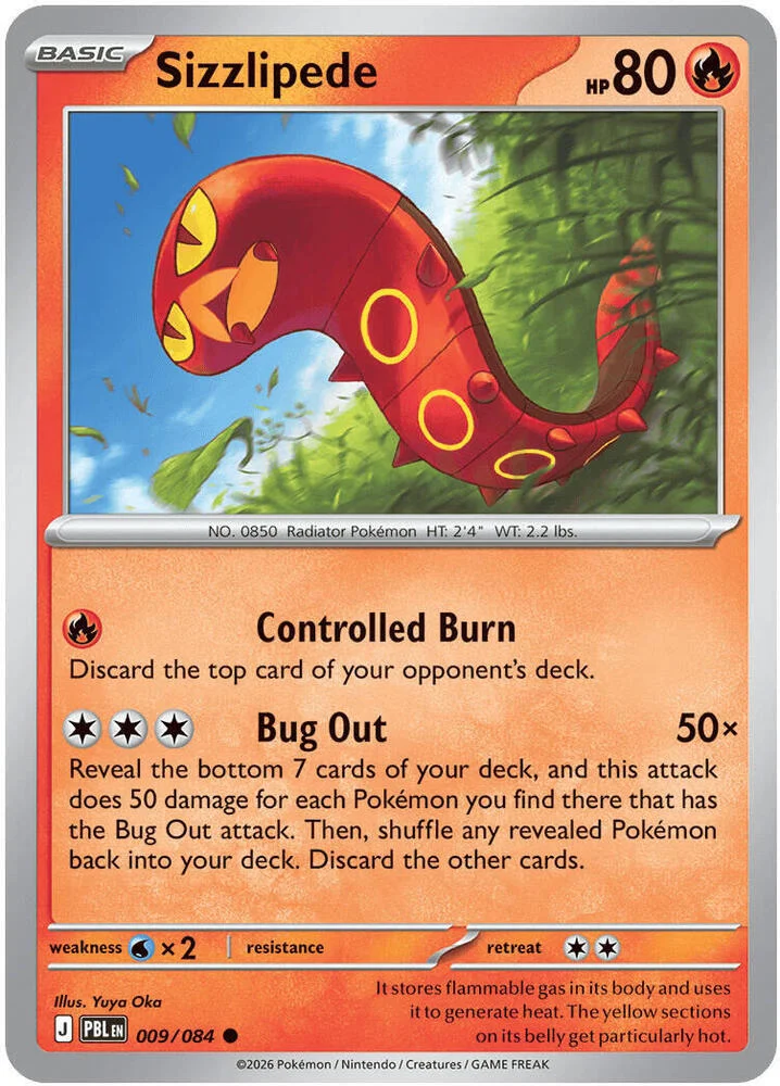 Carte Sizzlipede