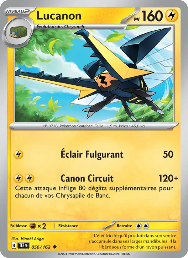 Carte Pokémon Lucanon — Forces Temporelles