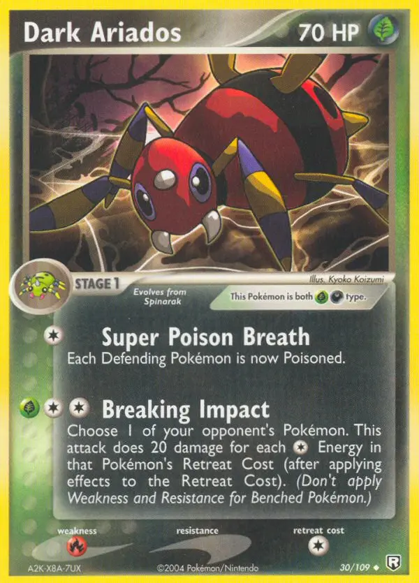 Carte Pokémon Dark Migalos — EX Team Rocket Returns