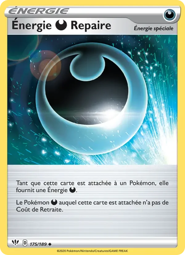 Carte Pokémon Énergie Darkness Repaire — Ténèbres Embrasées