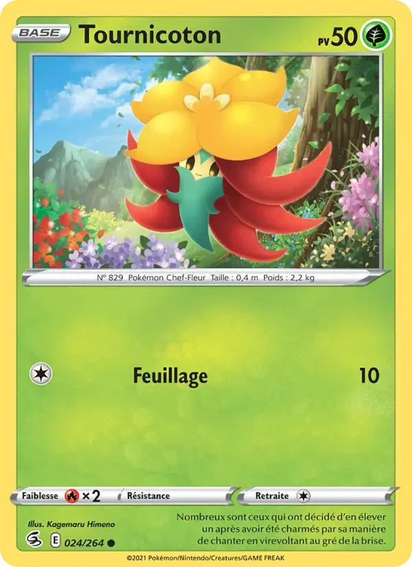 Carte Pokémon Tournicoton — Poing de Fusion