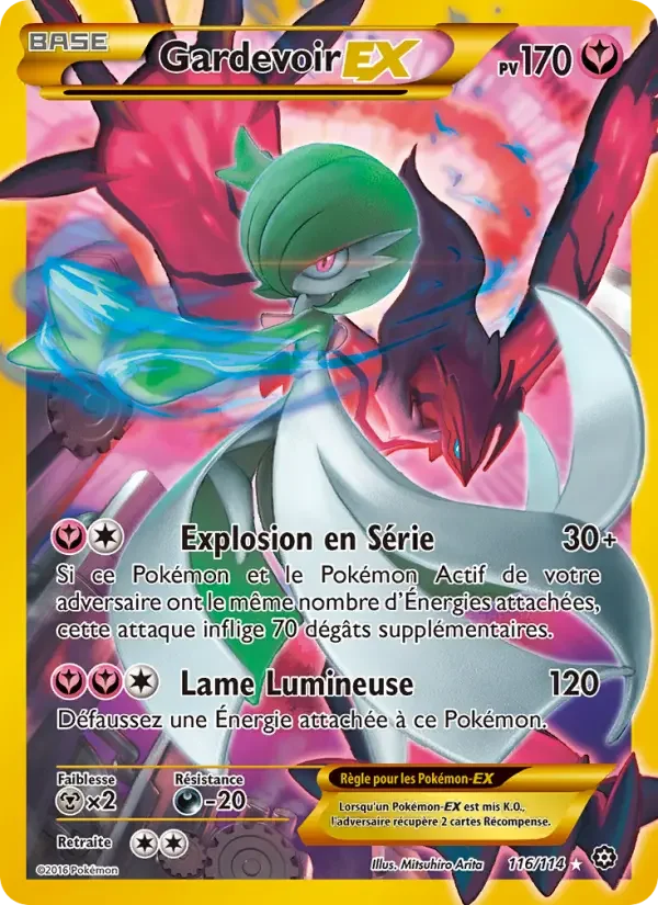 Carte Pokémon Gardevoir EX — Offensive Vapeur