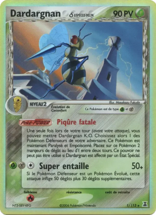 Carte Dardargnan δ