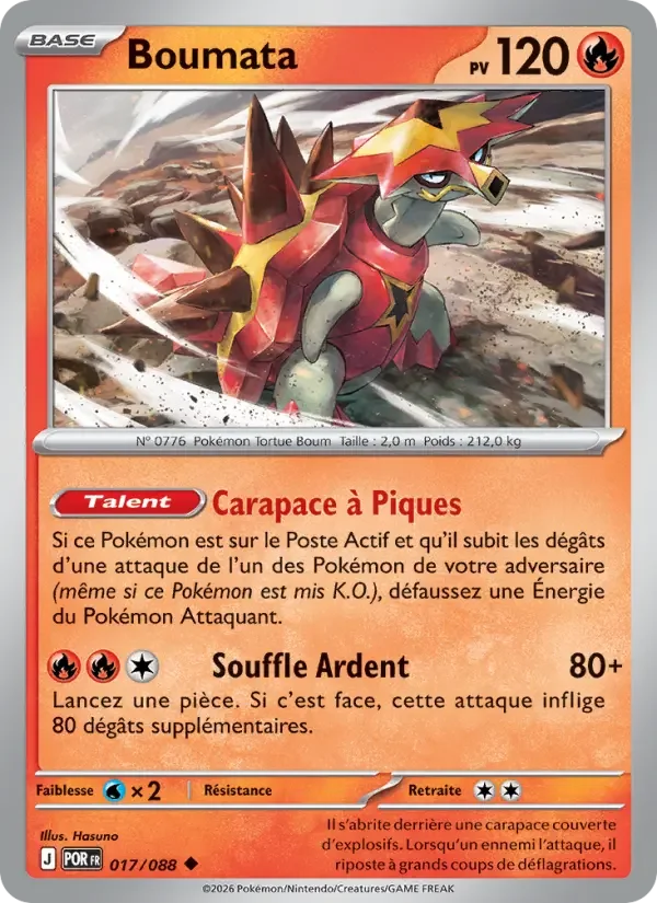 Carte Pokémon Boumata — Équilibre Parfait