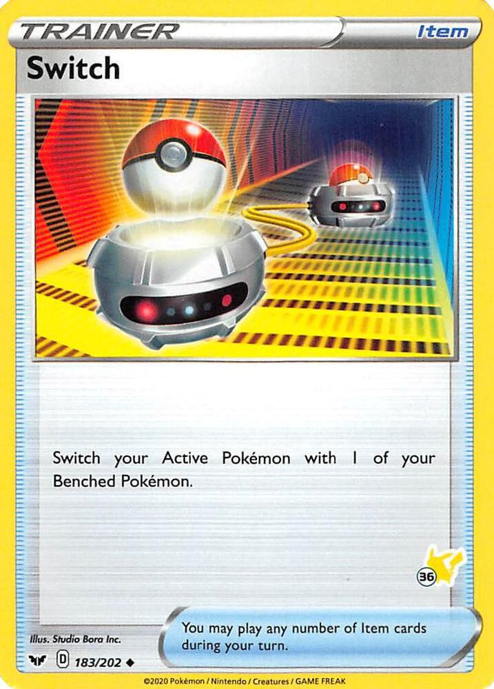 Carte Pokémon Échange — Épée et Bouclier