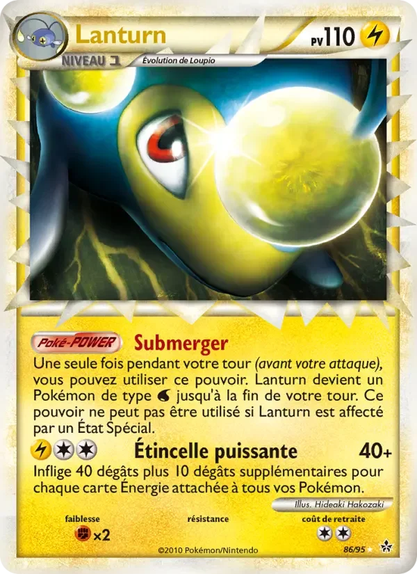 Carte Pokémon Lanturn — Déchaînement