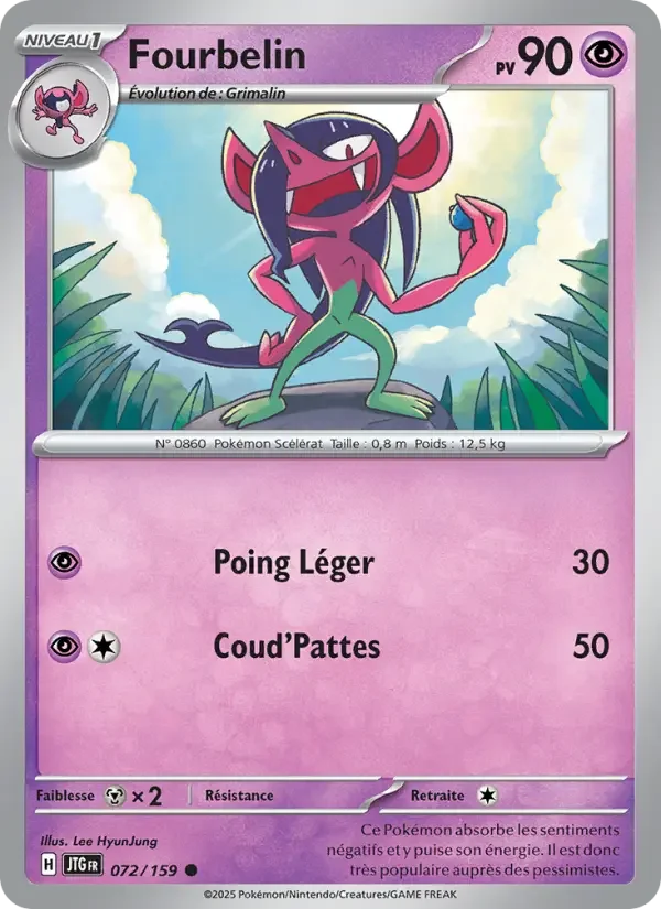 Carte Pokémon Fourbelin — Aventures Ensemble