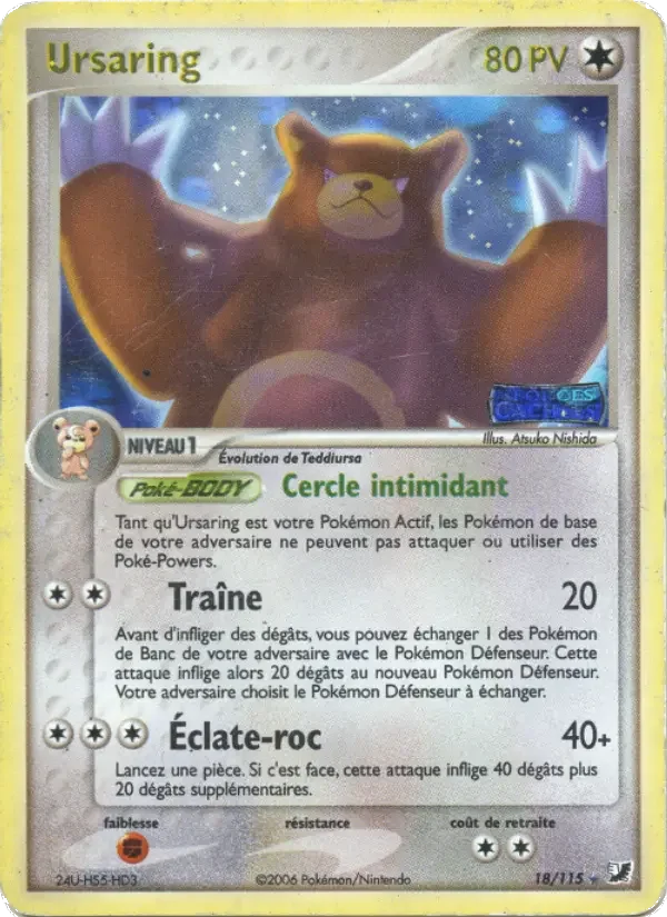 Carte Pokémon Ursaring — Forces Cachées