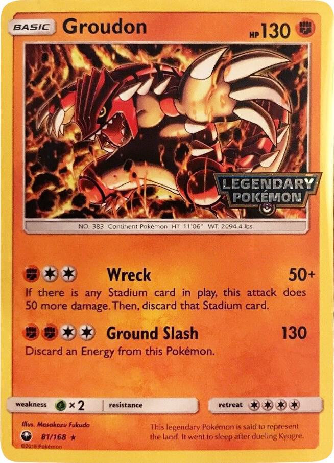 Carte Pokémon Groudon — Tempête Céleste