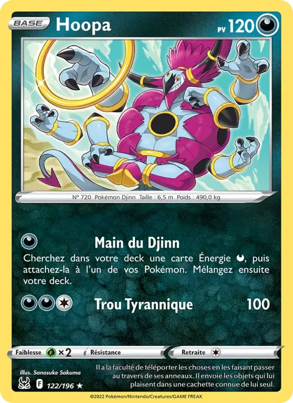 Carte Pokémon Hoopa — Origine Perdue