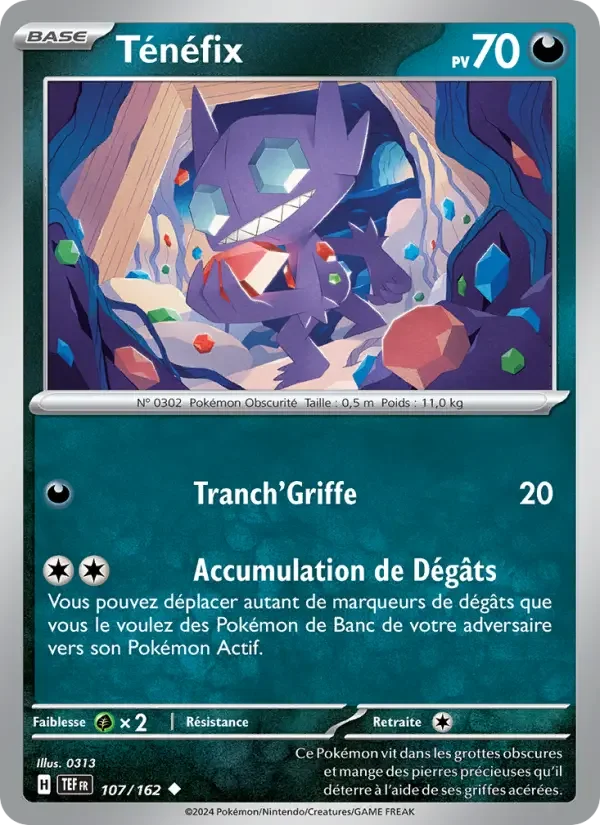 Carte Pokémon Ténéfix — Forces Temporelles