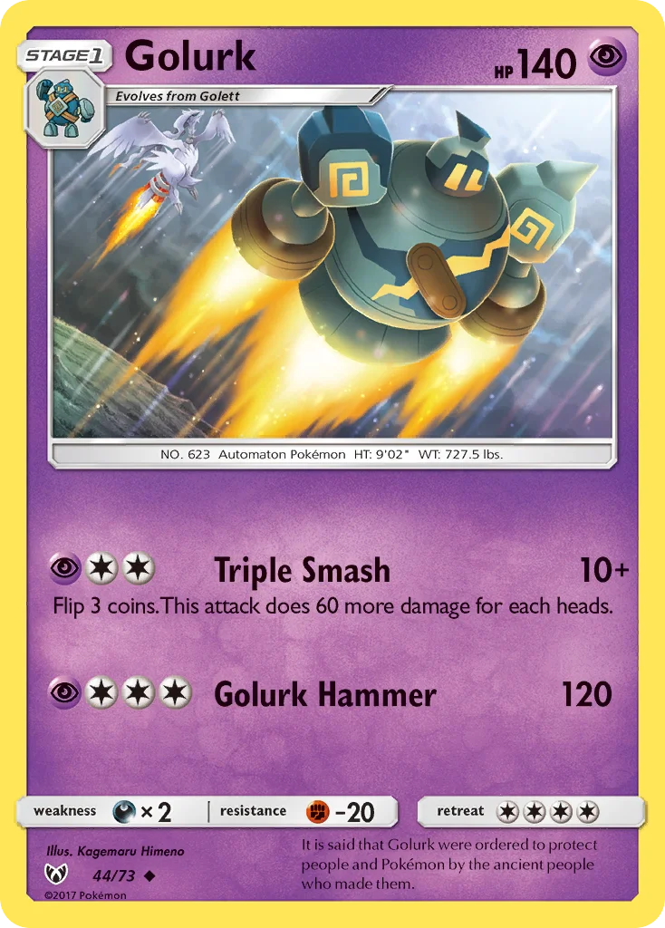 Carte Pokémon Golemastoc — Légendes Brillantes