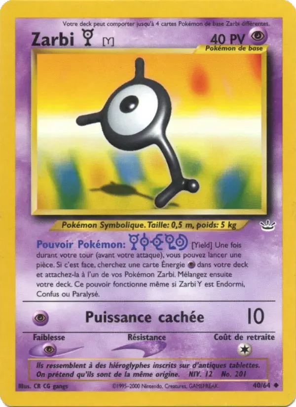 Carte Zarbi Y