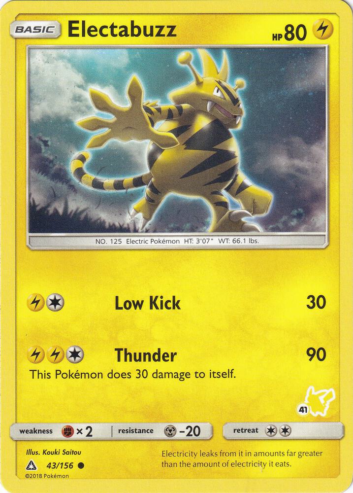 Carte Pokémon Élektek — Ultra-Prisme
