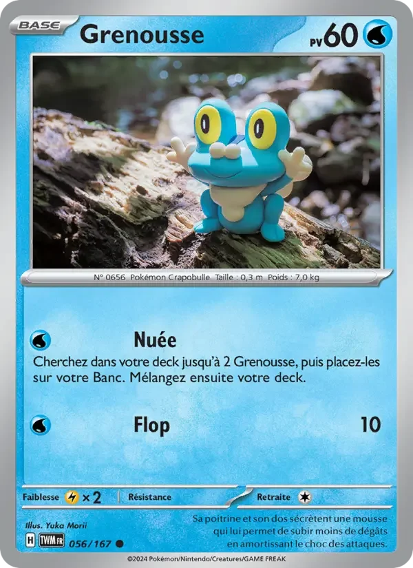 Carte Pokémon Grenousse — Mascarade Crépusculaire