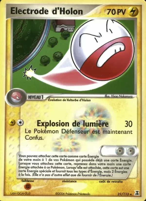 Carte Electrode d'Holon