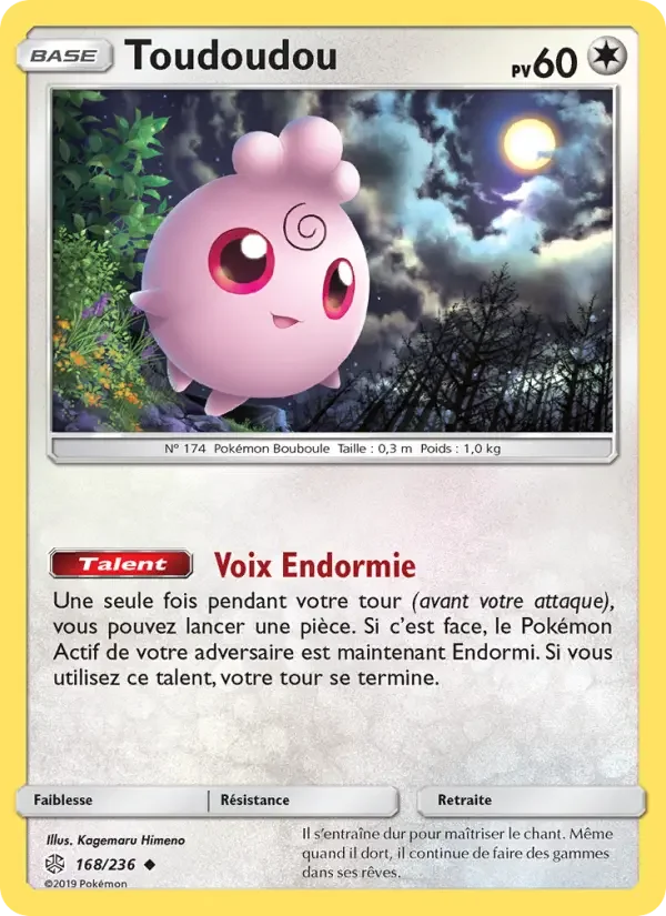 Carte Pokémon Toudoudou — Éclipse Cosmique