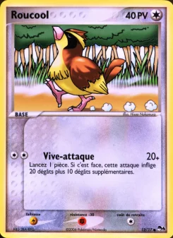 Carte Pokémon Roucool — POP 4