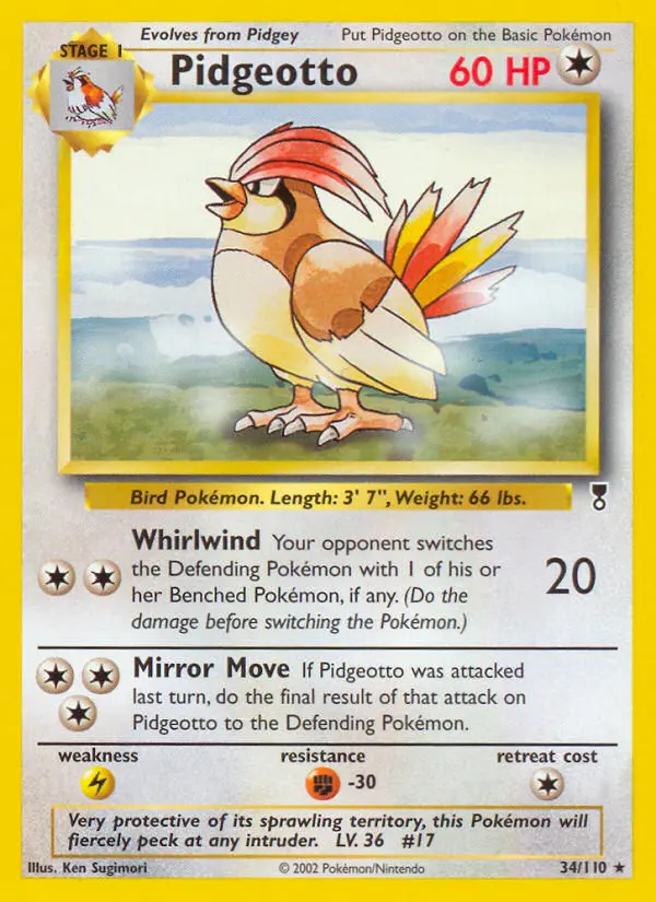 Carte Pokémon Roucoups — Legendary Collection