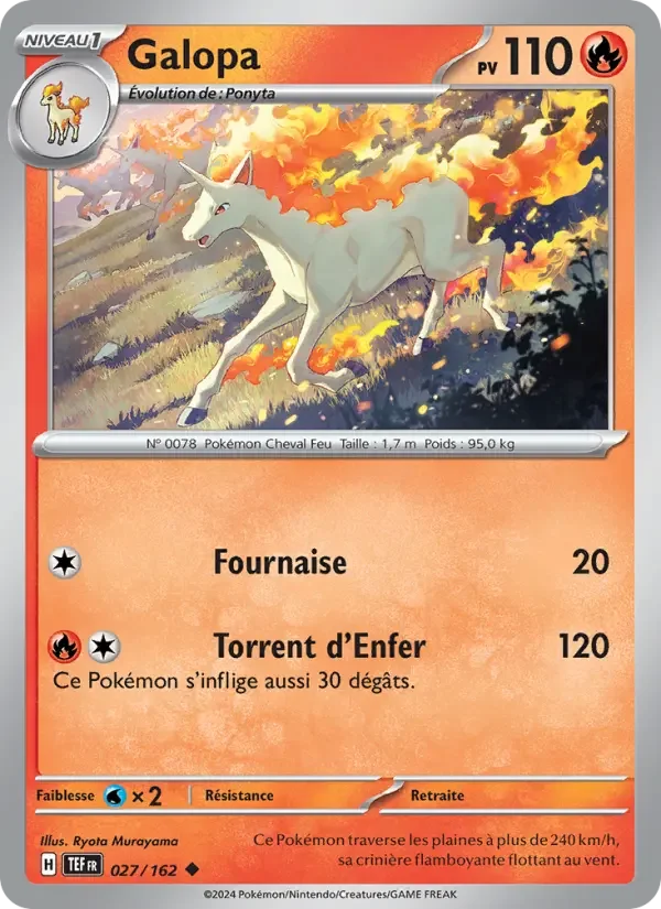 Carte Pokémon Galopa — Forces Temporelles