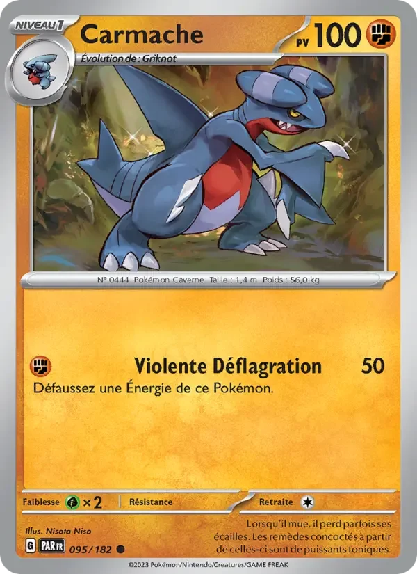 Carte Pokémon Carmache — Faille Paradoxe