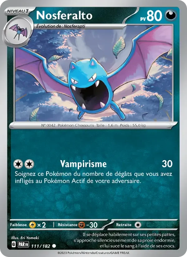 Carte Pokémon Nosferalto — Faille Paradoxe