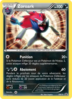 Carte Pokémon Zoroark — Promos Noir et Blanc