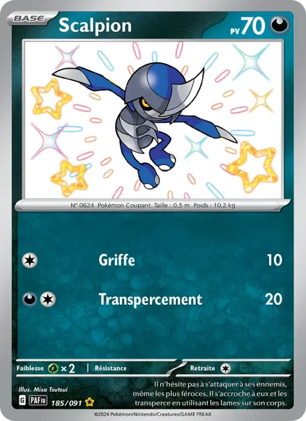 Carte Pokémon Scalpion — Destinées de Paldea