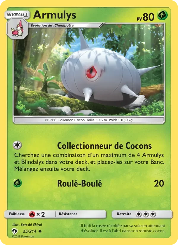 Carte Pokémon Armulys — Tonnerre Perdu