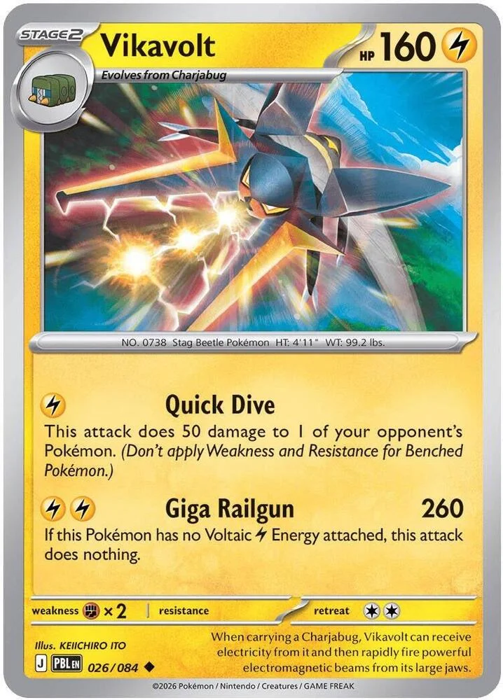 Carte Pokémon Vikavolt — Nuit Noire