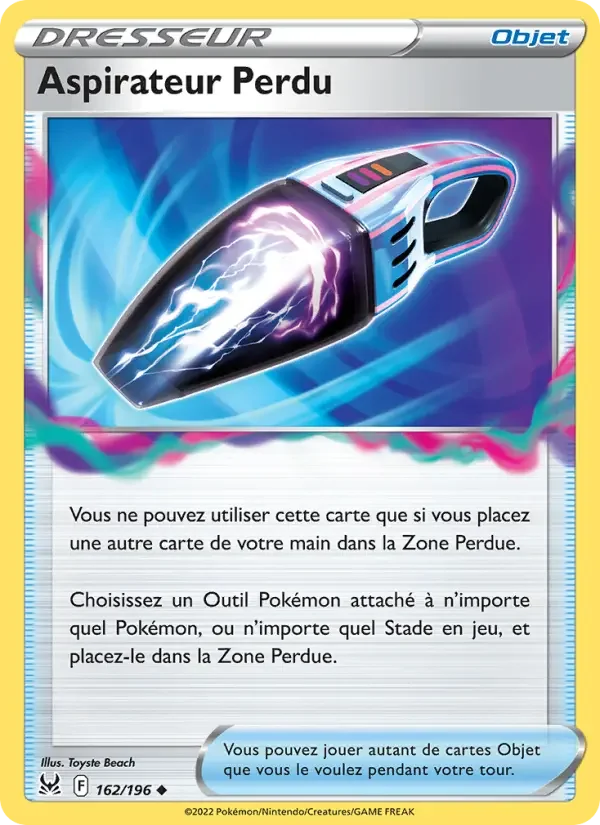 Carte Aspirateur Perdu