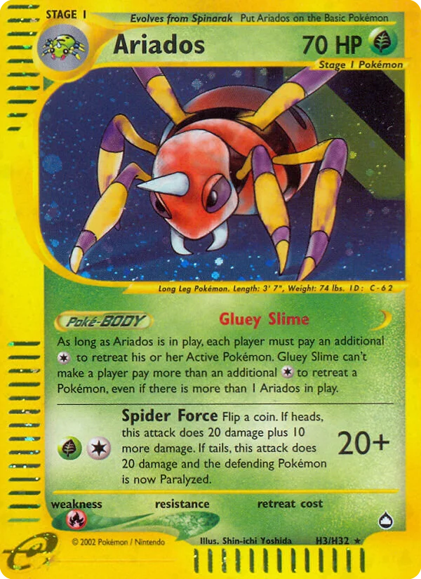 Carte Pokémon Migalos — Aquapolis