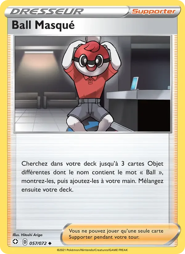 Carte Ball Masqué