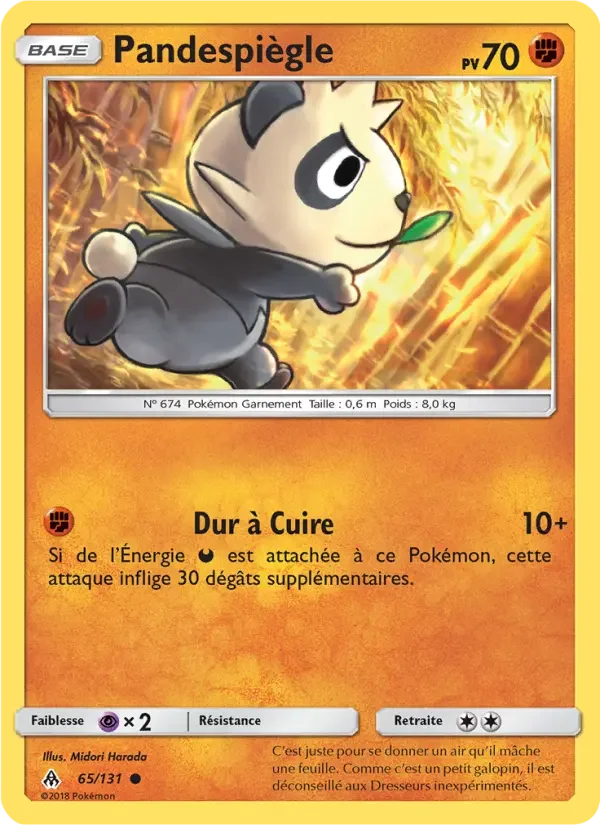 Carte Pokémon Pandespiègle — Lumière Interdite