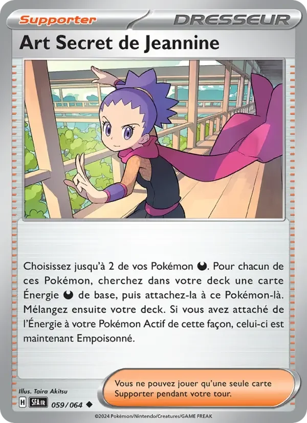 Carte Art Secret de Jeannine
