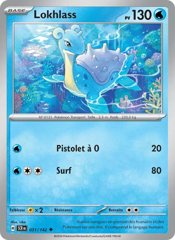 Carte Pokémon Lokhlass — Couronne Stellaire