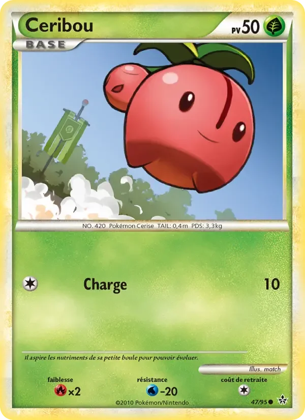 Carte Pokémon Ceribou — Déchaînement