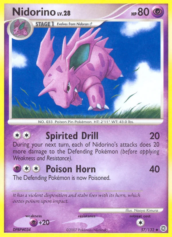 Carte Nidorino
