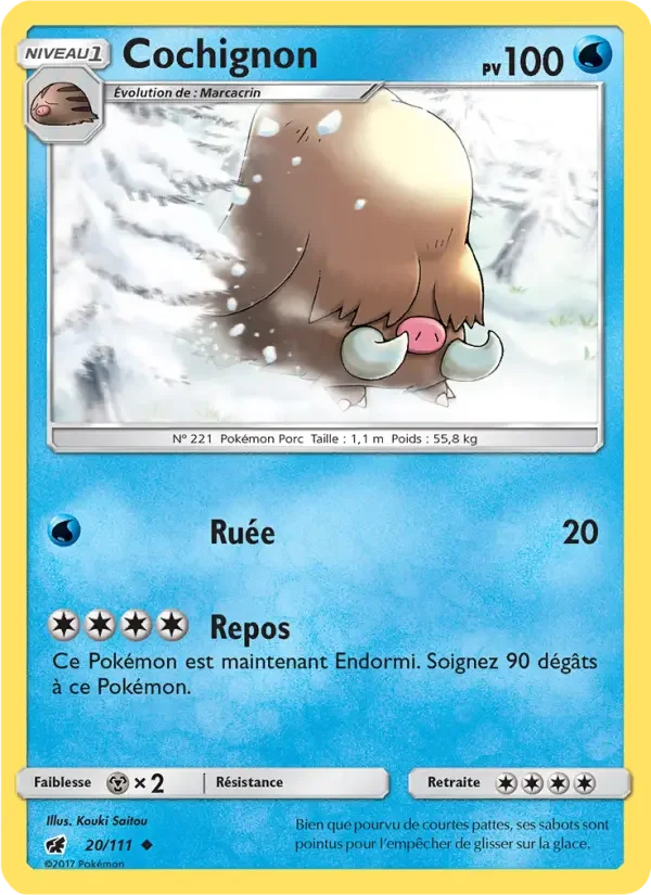 Carte Pokémon Cochignon — Invasion Carmin