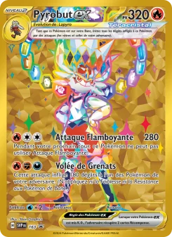 Carte Pokémon Pyrobut-ex — Promos Écarlate et Violet