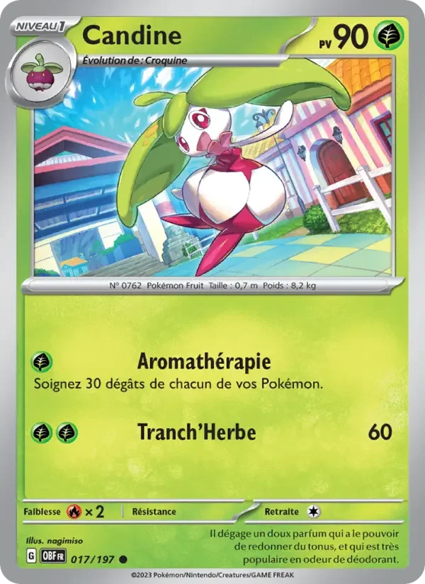 Carte Pokémon Candine — Flammes Obsidiennes