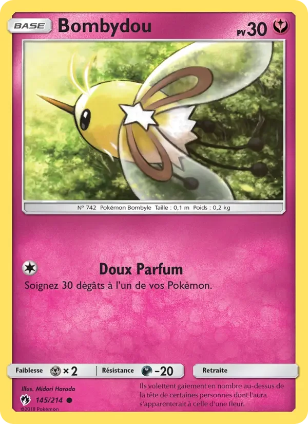 Carte Pokémon Bombydou — Tonnerre Perdu