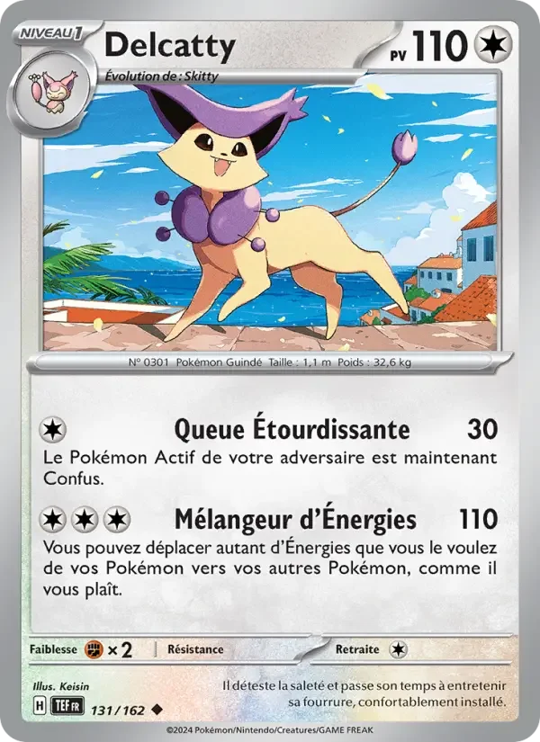 Carte Pokémon Delcatty — Forces Temporelles