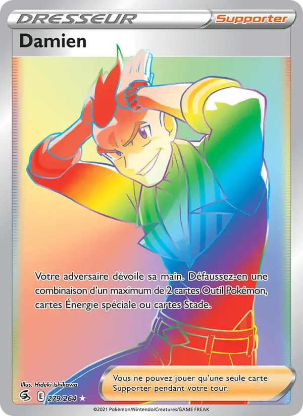 Carte Pokémon Damien — Poing de Fusion